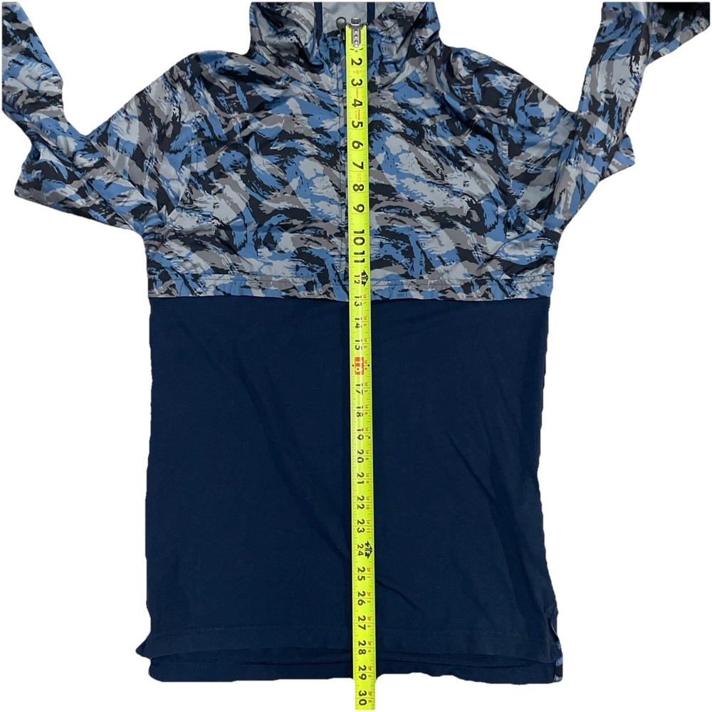 Under Armour Jacket Mens Small Wind Anorak Camouflage Hooded Performance Stretch - Picture 3 of 8